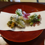 美山荘 - 山菜天ぷら