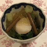 旬菜 おぐら家 - 帆立と山菜のジュレ