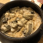旬菜 おぐら家 - 牡蠣の炊き込みご飯