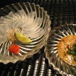 銀座 水野 - かわはぎ肝ポン酢