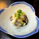 小樽・蕎麦屋・籔半 - 藪半 「しゃこヌタ」