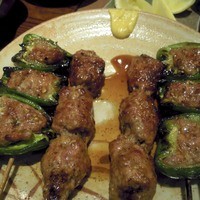 鳥茂 - ピーマン肉詰めとつくね