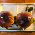 PDX TAPROOM - BBQチキンスライダー（1,100円）