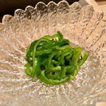 はっこく - 2019.3.  ピーマンの塩昆布和え