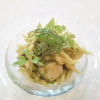 サーラ アマービレ - 赤座海老 帆立貝 アオリイカのトロフィエのジェノベーゼ