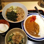 名代 富士そば - 朝カレーセット