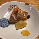 鮨与田 - 鯛の焼き物