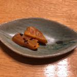 鮨与田 - カラスミの炙り