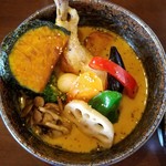 Soup Curry Chinita - やわらかチキンと彩り野菜(ピリ辛)