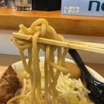 らーめん影武者 - 麺アップ