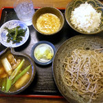 蕎麦喰い処 利めい庵 - 地鶏膳1,550円