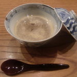 魚菜料理 縄屋 - 胡椒とマッシュルームと栗の茶碗蒸し