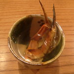魚菜料理 縄屋 - ひれ酒ならぬ爪酒
