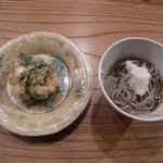 魚菜料理 縄屋 - 十割そばとかき揚げ