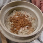 魚菜料理 縄屋 - 蟹の子と身の御飯