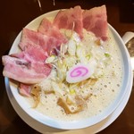 鶏そば 啜る - 鶏そばチャーシュー増し¥980