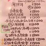 めしの助 - この日のメニュー