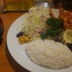 まるえい食堂 - 海老フライランチ