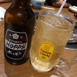 焼肉×食べ放題 南大沢 にひゃくてん - 【2011.11.　初訪】　ホッピーセット380円