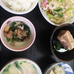 西海 - 特別定食1000円 個人的には麻婆豆腐＞皿うどん＞ちゃぽん