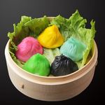 Five-colored Xiaolongbao