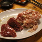 亀戸ホルモン - ハツ、セセリ