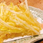 黄ニラ天ぷら