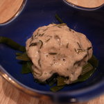 まごわやさしい - 茎ワカメのとろろがけ　自家製ポン酢で