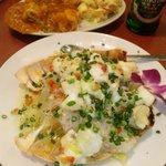 春雨が伊勢海老とガーリックのだし吸って絶品♪