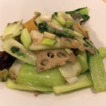 中華ごはん　かんざし - 青菜の強火炒め アップ