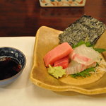 ぎおん 阪川 - お造り、海苔