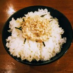 らーめん むつみ屋 - なまらセットのミニチャーマヨ丼！なめらかで美味い！