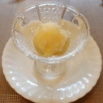 プティレストラン グーテ - 八朔のソルベ