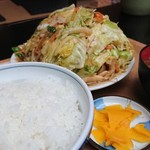 喜味屋食堂 - 野菜炒め定食