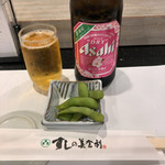 寿司の美登利 - 瓶ビール 540円