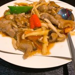 中華料理 長楽 - 牛肉のXO醬炒め