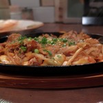バビアン - 豚キムチ鉄板焼き