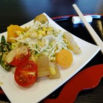 お食事処にしお - セットのサラダ