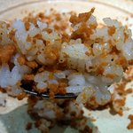 ラヴィリンス - もちもちっとしたご飯にエビキーマの旨みが口の中に広がります。 海老星人、大喜びです。