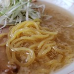 麺や 廉 - 麺のアップです。