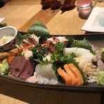 天空庵 - 刺身盛３〜４人前
