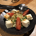 天空庵 - 豆腐サラダ