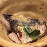 鮨 波づき - 焼きひしおサバ茶漬け