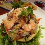 ベトナムちゃん - えびとグレープフルーツのあえ物サラダ