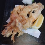まるさん松本 - 車海老の天婦羅
