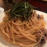 Ginza Itarian Origo - パスタセット 紋甲イカの入った明太子スパゲッティ　1,000円