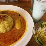 イスルランカ - 2019年4月9日  スリランカセットでカレーはスリランカカリー