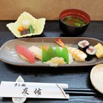 Sushidokoro Yuuyuu - 寿司ランチ　1100円