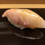 鮨 田可尾 - 対馬産 喉黒（承認済み）