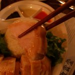 海南鶏飯食堂 - やはり最強「チキンライス」大盛り+パクチー追加
